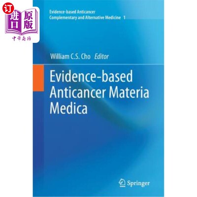 海外直订医药图书Evidence-Based Anticancer Materia Medica 循证抗癌药物