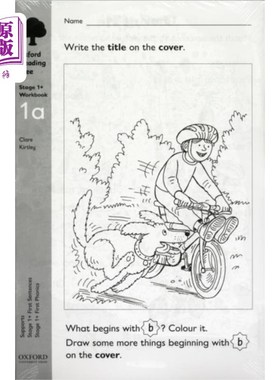 海外直订Oxford Reading Tree: Level 1+: Workbooks: Workbo... 牛津阅读树:1级+;练习册:练习册1A(每包30本)