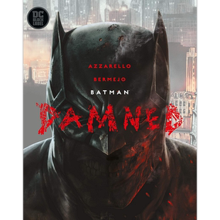 DC黑标系列：蝙蝠侠：诅咒 英文原版 DC Black Label: Batman: Damned 漫画 Brian Azzarello【中商原版】