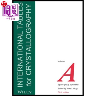 海外直订International Tables for Crystallography Vol A -... 国际晶体学表