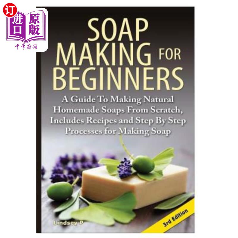 海外直订Soap Making For Beginners 给初学者做肥皂