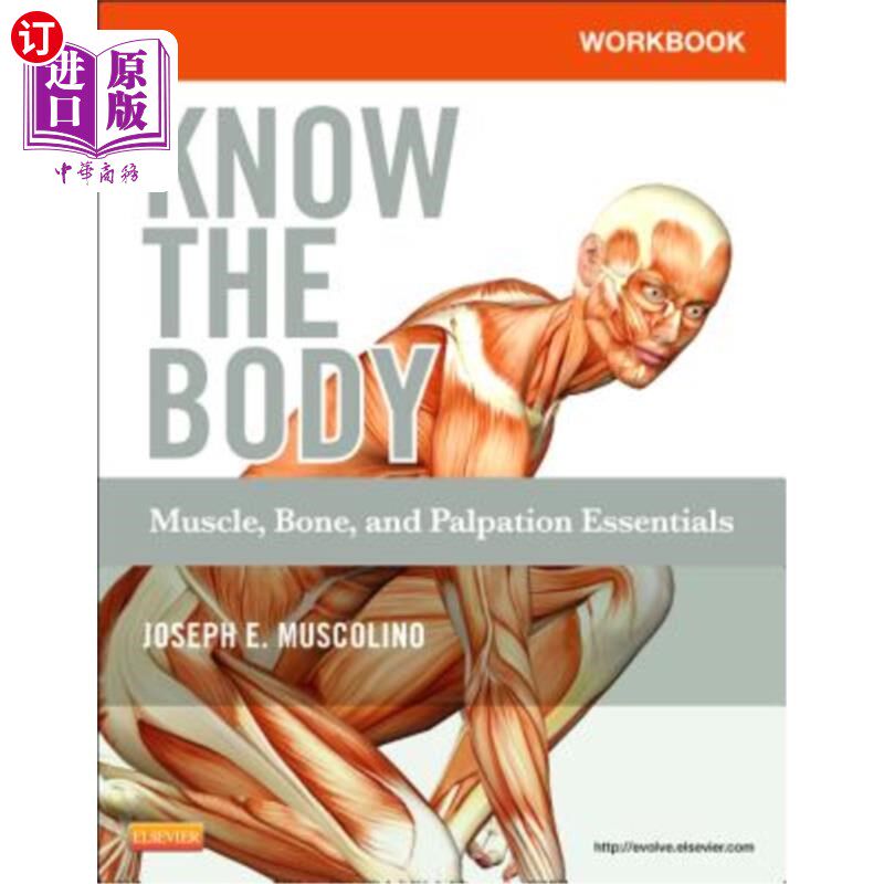 海外直订医药图书Workbook for Know the Body: Muscle, Bone, and Palpation Essentials 了解身体的练习册：肌肉、骨骼和触