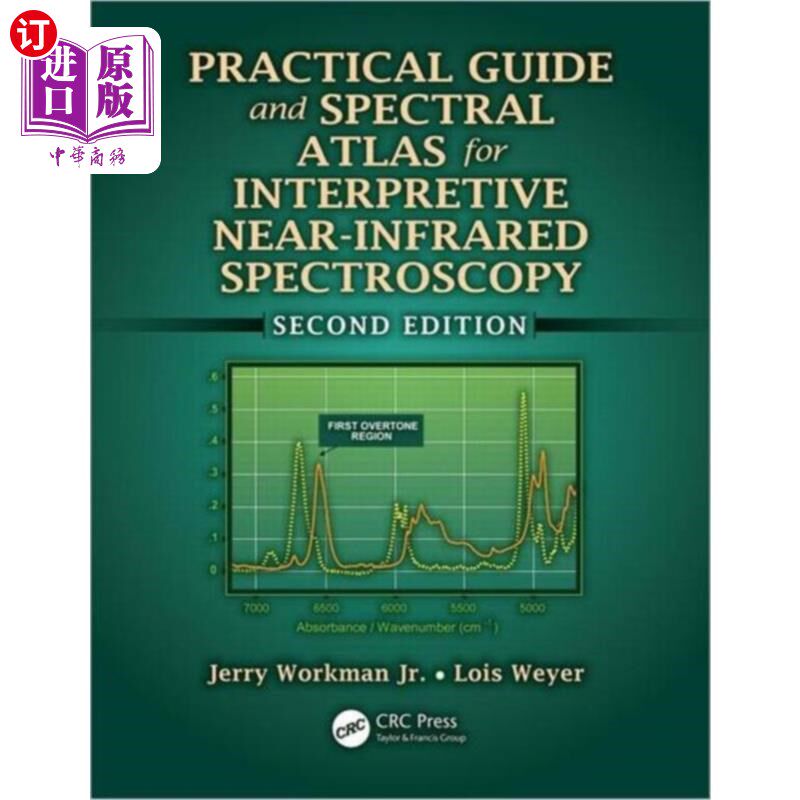 海外直订Practical Guide and Spectral Atlas for Interpret... 解释近红外光谱的实用指南和光谱图集