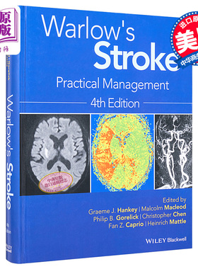 现货 沃洛中风 第4版 Warlow S Stroke  4Th Edition Graeme Hankey 英文原版【中商原版】wiley