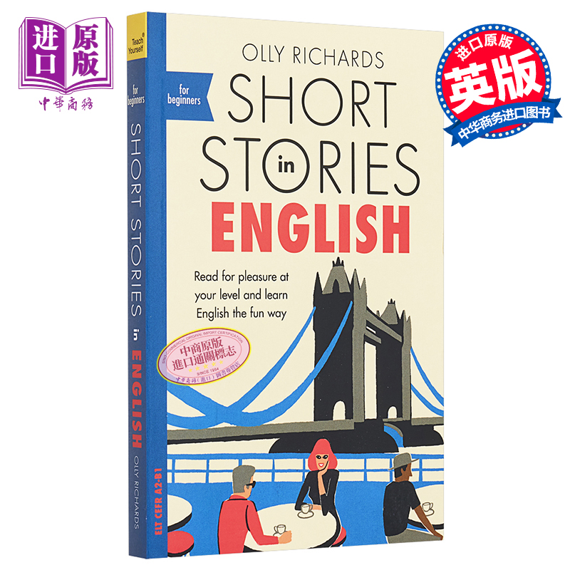 现货适合初学者的英语短篇小说英文原版 Short Stories in English for Beginner Olly Richards【中商原版】