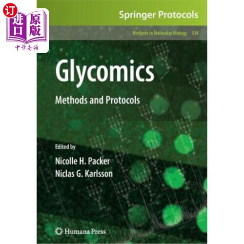 海外直订Glycomics: Methods and Protocols 糖组学:方法和协议