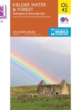 海外直订Kielder Water & Forest, Bellingham & Simonside H... 基尔德水与森林，贝灵汉和西蒙赛德山