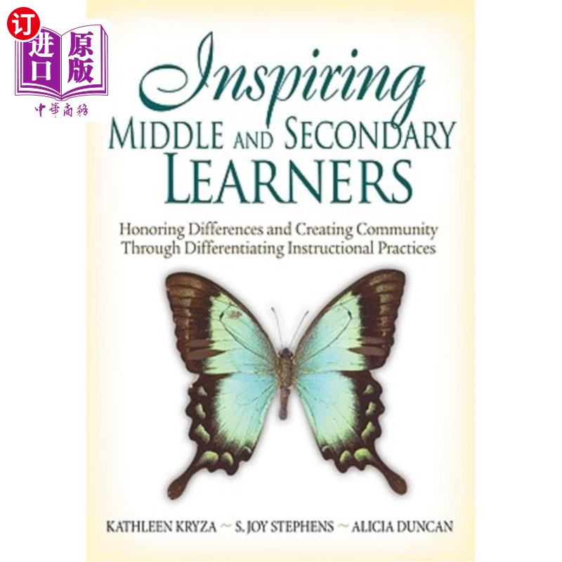 海外直订Inspiring Middle and Secondary Learners: Honoring Differences and Creating Commu 启发中小学学习者：尊重差异，通