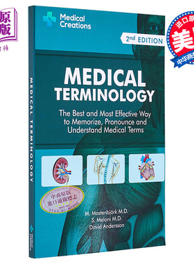 预售 医学术语 记忆 发音和理解医学术语的有效方法 第2版 英文原版 M MastenbjörkMedical Terminology 【中商原版】
