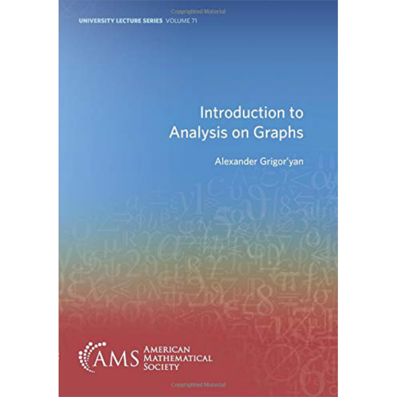 现货 Introduction to Analysis on Graphs【中商原版】