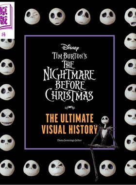 蒂姆波顿圣诞夜惊魂定格动画制作 幕后花絮梦魇的制作 迪士尼动画电影周边英文原版 The Nightmare Before Christmas