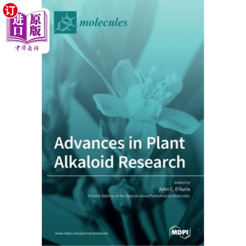 海外直订医药图书Advances in Plant Alkaloid Research 植物生物碱研究进展