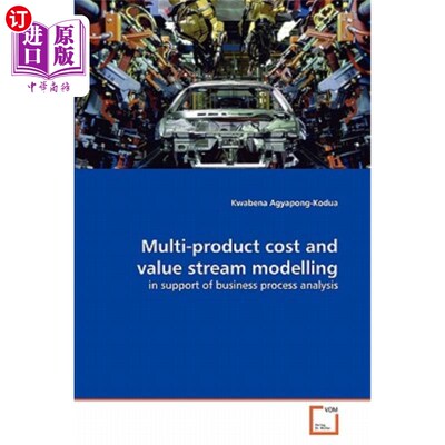 海外直订Multi-product cost and value stream modelling 多产品成本与价值流模型