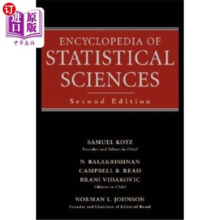 海外直订Encyclopedia Statistical Sciences 统计科学百科全书