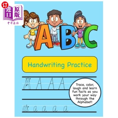 海外直订ABC Handwriting Practice ABC笔迹练习