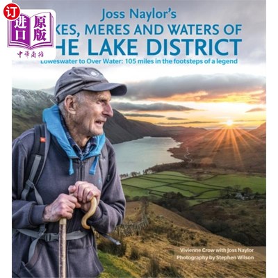 海外直订Joss Naylor's Lakes, Meres and Waters of the Lak... 乔斯·内勒的湖泊，河流和湖区水域