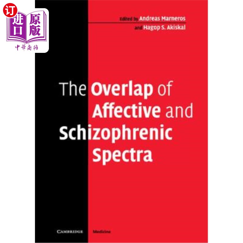 海外直订医药图书The Overlap of Affective and Schizophrenic Spectra 情感谱与精神分裂症谱的重叠