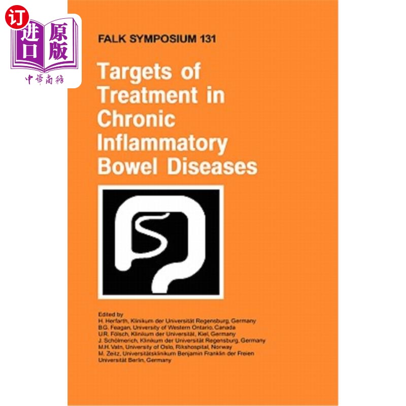 海外直订医药图书Targets of Treatment in Chronic Inflammatory Bowel Diseases 慢性炎症性肠病的治疗靶点