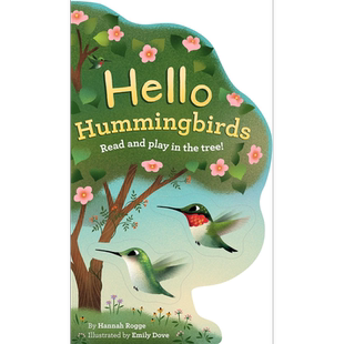 异形书 蜂鸟 Hello Hummingbirds 英文原版 儿童纸板书绘本 活动与玩具书 动物图画 进口儿童读物2-5岁 亲子童书【中商原版】