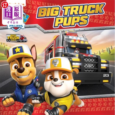 海外直订PAW Patrol Big Truck Pups Picture Book 爪子巡逻队大卡车小狗图画书
