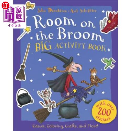 海外直订Room on the Broom Big Activity Book