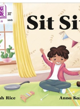 海外直订Collins Big Cat Phonics for Letters and Sounds - Sit Sit: Band 1a/Pink a 柯林斯大猫字母和发音拼读-坐下坐下: