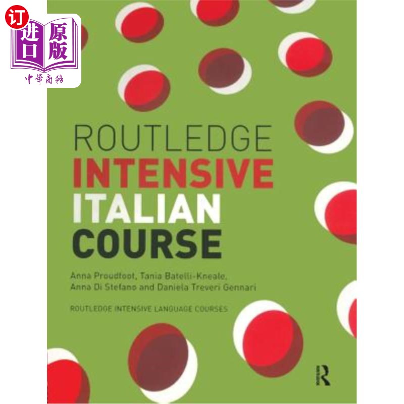 海外直订Routledge Intensive Italian Course 劳特利奇强化意大利菜