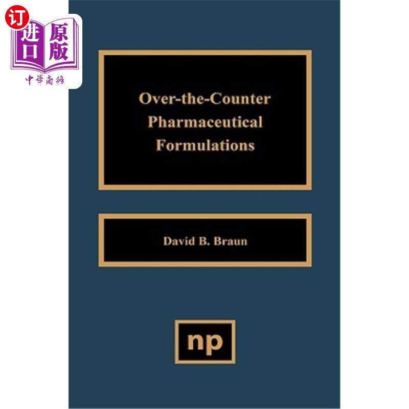 海外直订医药图书Over the Counter Pharmaceutical Formulations 柜台药物配方