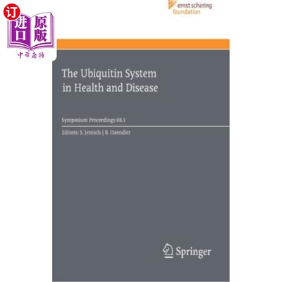 海外直订医药图书The Ubiquitin System in Health and Disease 泛素系统在健康和疾病中的作用