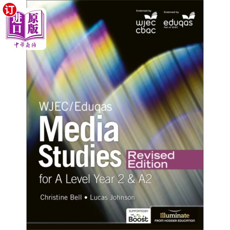 海外直订WJEC/Eduqas Media Studies For A Level Year 2 Stu... WJEC/Eduqas媒体研究A级二年级学生书-修订版