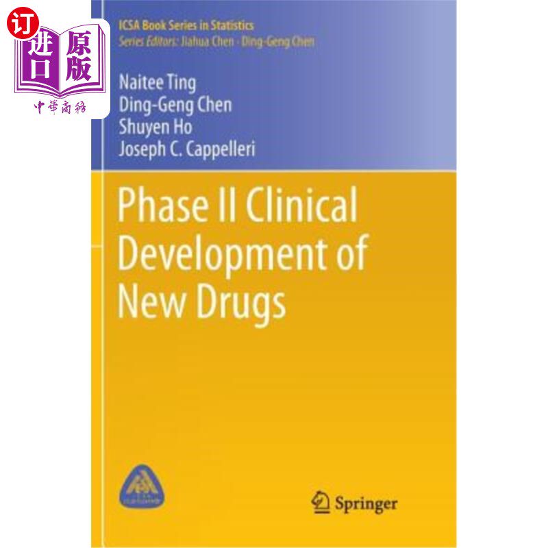 海外直订医药图书Phase II Clinical Development of New Drugs 新药二期临床开发