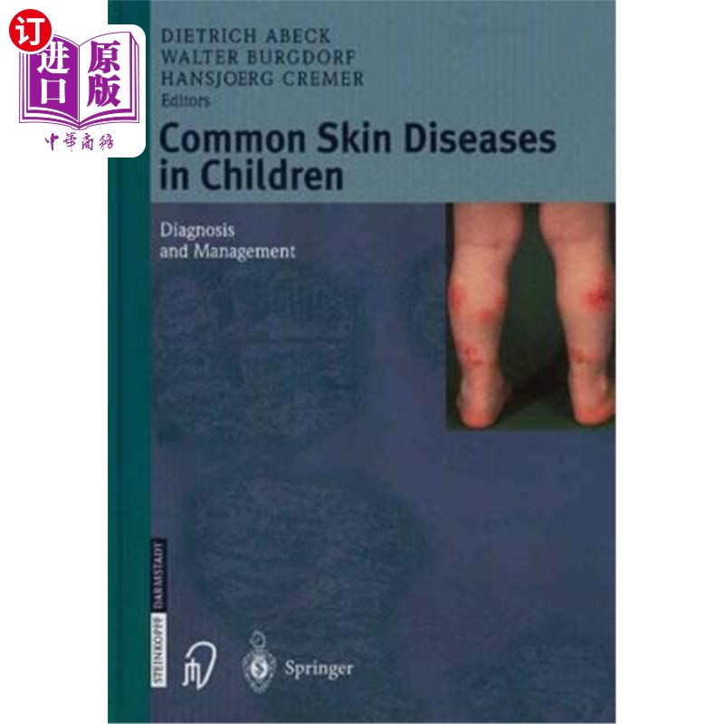 海外直订医药图书Common Skin Diseases in Children: Diagnosis and Management 儿童常见皮肤病:诊断与管理