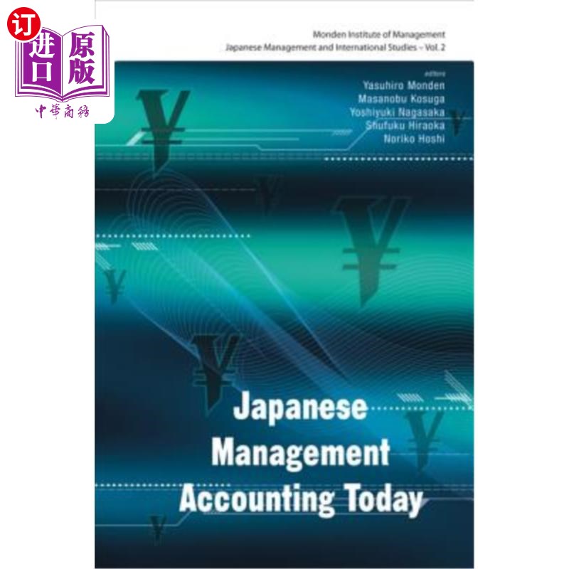 海外直订Japanese Management Accounting Today 当今日本管理会计