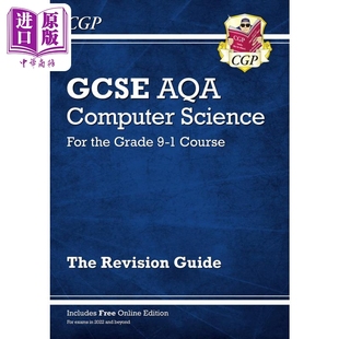 Revision CGP教辅 Science 英国原版 Guide 中商原版 GCSE GCSE计算机科学AQA修订指南 New Computer 新版 AQA