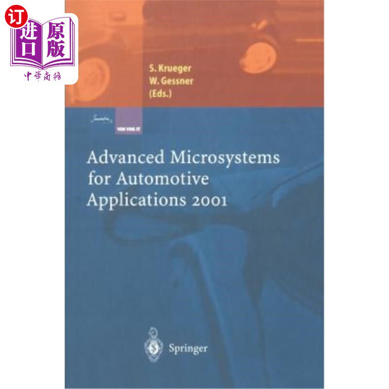 海外直订Advanced Microsystems for Automotive Applications 2001 高等汽车应用微系统2001