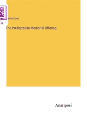 海外直订The Presbyterian Memorial Offering 长老会纪念祭