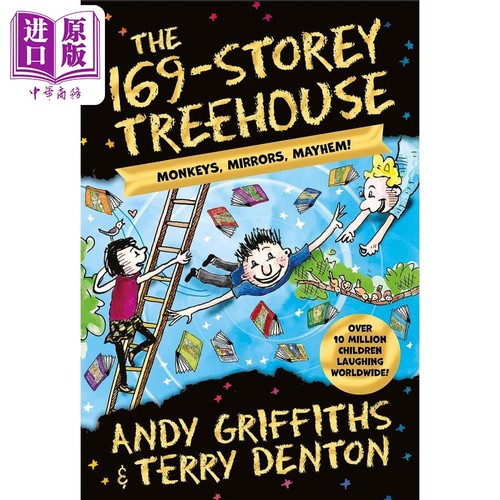 树屋故事13 169层树屋 The 169-Storey Treehouse 儿童章节书 树屋历险记 故事图画书 英文原版小初文学进口图书【中商原版】