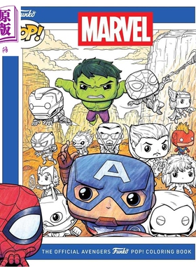 Funko Pop 漫威经典复仇者联盟涂色书 Coloring Book Marvel Avengers 英文原版 Austin Baechle【中商原版】