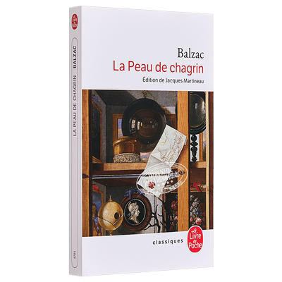 巴尔扎克 驴皮记 法文原版 La Peau de chagrin Honore de Balzac 法国批判现实主义作家【中商原版】