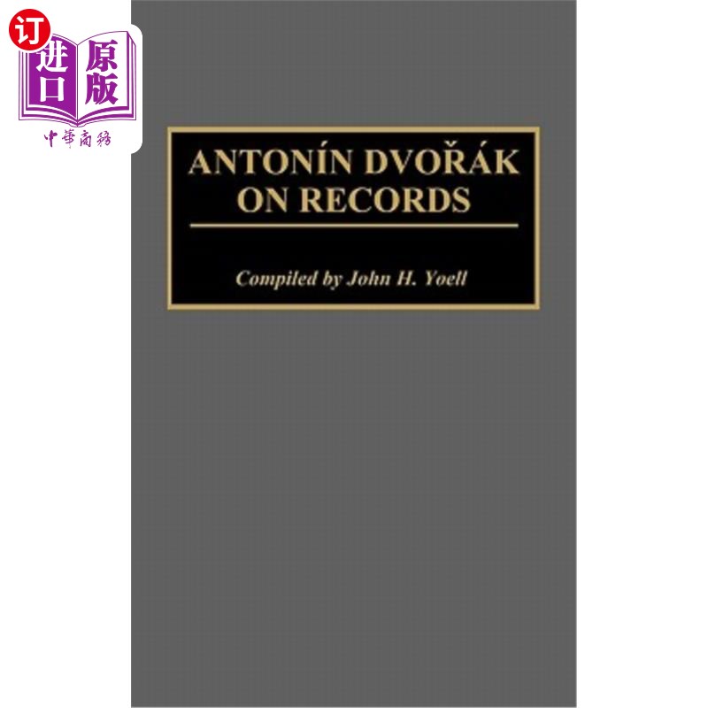 海外直订Antonin Dvorak on Records 唱片公司的安东·德沃夏克