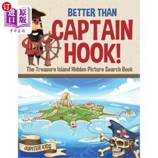 Hidden Than Treasure 海外直订Better Picture 比胡克船长好 Hook Book Captain 宝岛隐藏图片搜索本 The Search Island