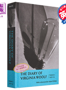 弗吉尼亚 伍尔夫日记 卷二 1920-1924年 The Diary of Virginia Woolf Volume 2 英文原版 Virginia Woolf【中商原版】