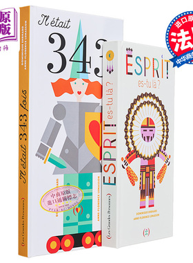 现货 法国立体书大师Dominique Ehrhard 多米尼克 埃哈德 Esprit  es tu la IL ETAIT 343 FOIS 法语立体书 法文原版【中商原版】