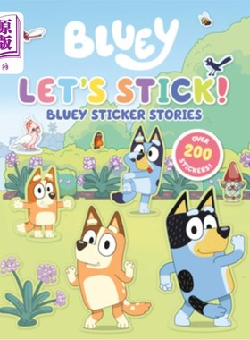海外直订Let's Stick!: Bluey Sticker Stories 让我们坚持!:蓝色贴纸故事