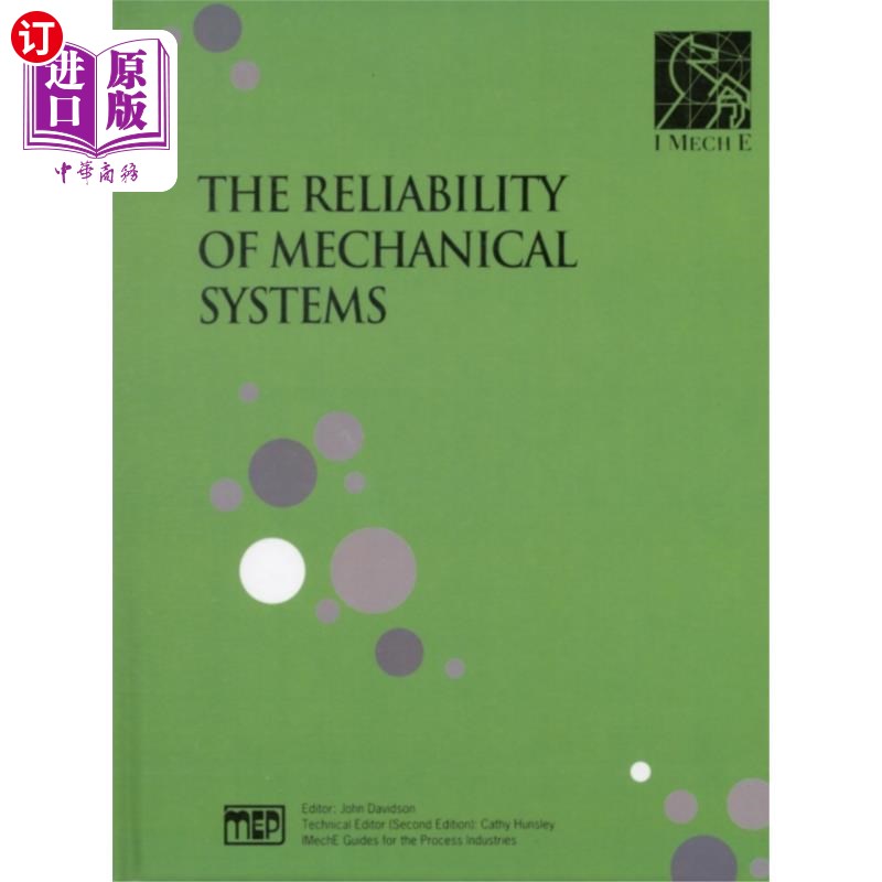 海外直订Reliability of Mechanical Systems 机械系统可靠性
