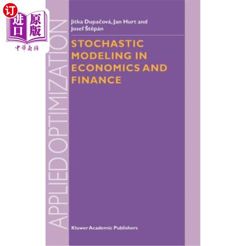海外直订Stochastic Modeling in Economics and Finance 经济学和金融学中的随机建模