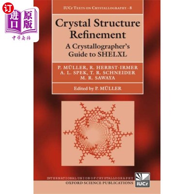 海外直订Crystal Structure Refinement 晶体结构细化