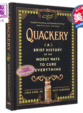 荒诞医学史 豆瓣高分 英文原版 Quackery Lydia Kang Nate Pedersen【中商原版】