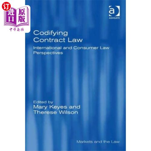 海外直订Codifying Contract Law 编纂《合同法》