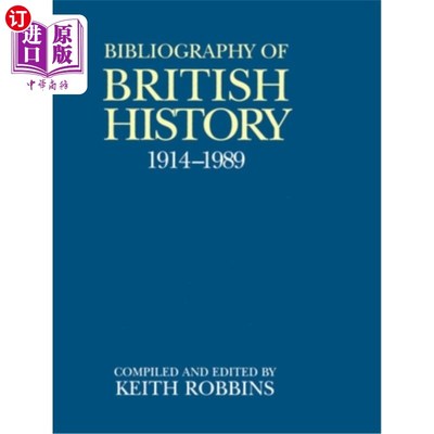 海外直订A Bibliography of British History, 1914-1989 英国历史书目，1914-1989